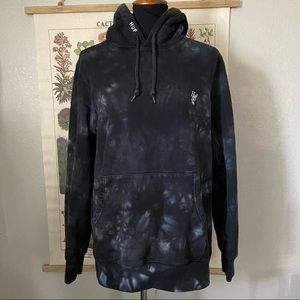 HUF 1984 Black & Gray Tie Dye Pullover Hoodie